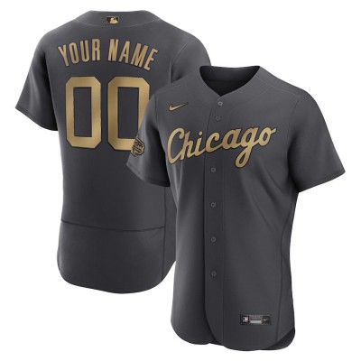 Chicago White Sox Custom Men's Nike Charcoal 2022 MLB AllStar Game Authentic Jersey